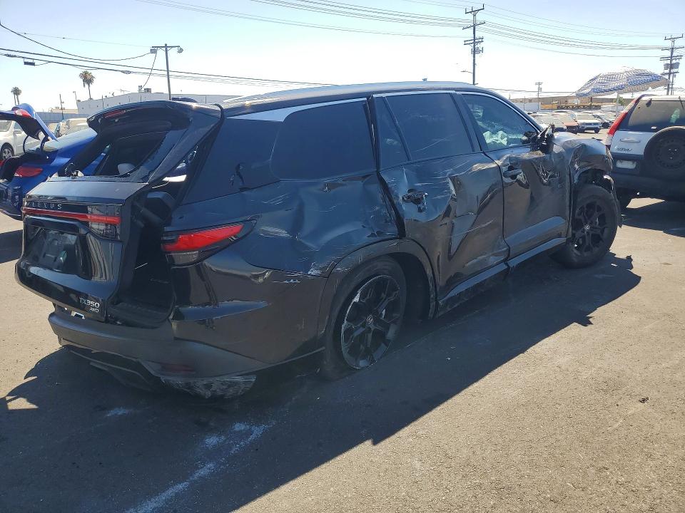 2024 Lexus Tx 350 VIN 5TDAAAB61RS000737 COPART salvage auction — ALL OVER, CA - SALVAGE CERTIFICATE, sold $10,100 on 2026-07-13 (photo 3)