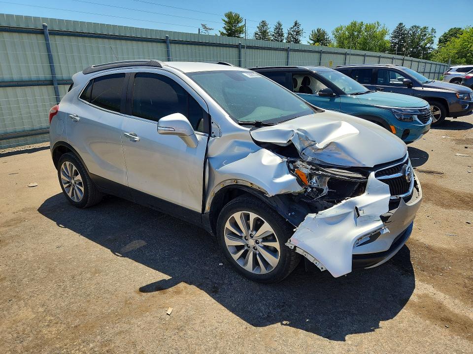 2018 Buick Encore VIN KL4CJESB2JB587615 COPART salvage auction — FRONT END, Pa - Certificate Of Salvage, sold $250 on 2026-07-21 (photo 4)