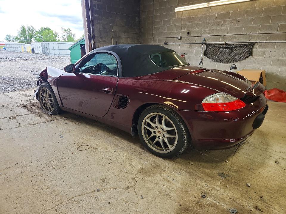 2004 Porsche Boxster VIN WP0CA29884S620524 COPART salvage auction — FRONT END, Ny - Mv-907A Salvage Certificate, sold $1,100 on 2026-08-03 (photo 2)
