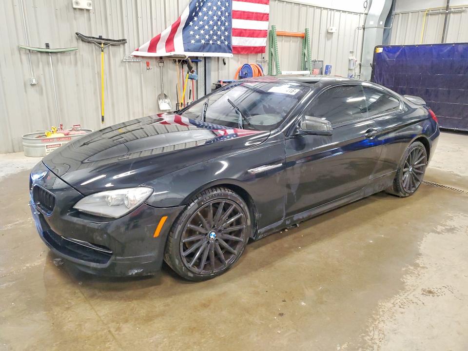 2013 BMW 6er VIN WBAYM1C59DDZ02601 COPART salvage auction — FRONT END, Ut - Certificate Of Title, sold $80 on 2026-07-22 (photo 1)