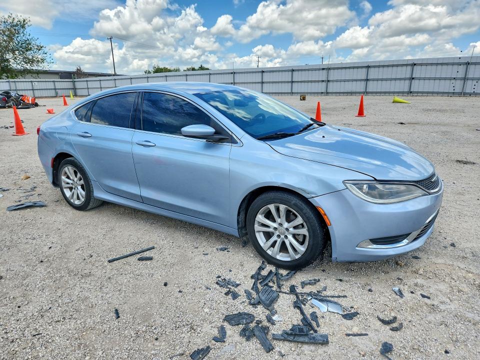 2015 Chrysler 200 VIN 1C3CCCAB5FN635589 COPART salvage auction — REAR END, Tx - Salvage Vehicle Title, sold $1,100 on 2026-07-02 (photo 4)