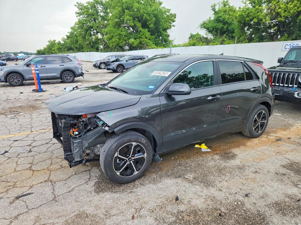 2026 Kia Niro VIN KNDCP3LE1T5320307 COPART salvage auction — FRONT END, Tx - Certificate Of Title, sold $9,000 on 2026-07-08 (photo 1)