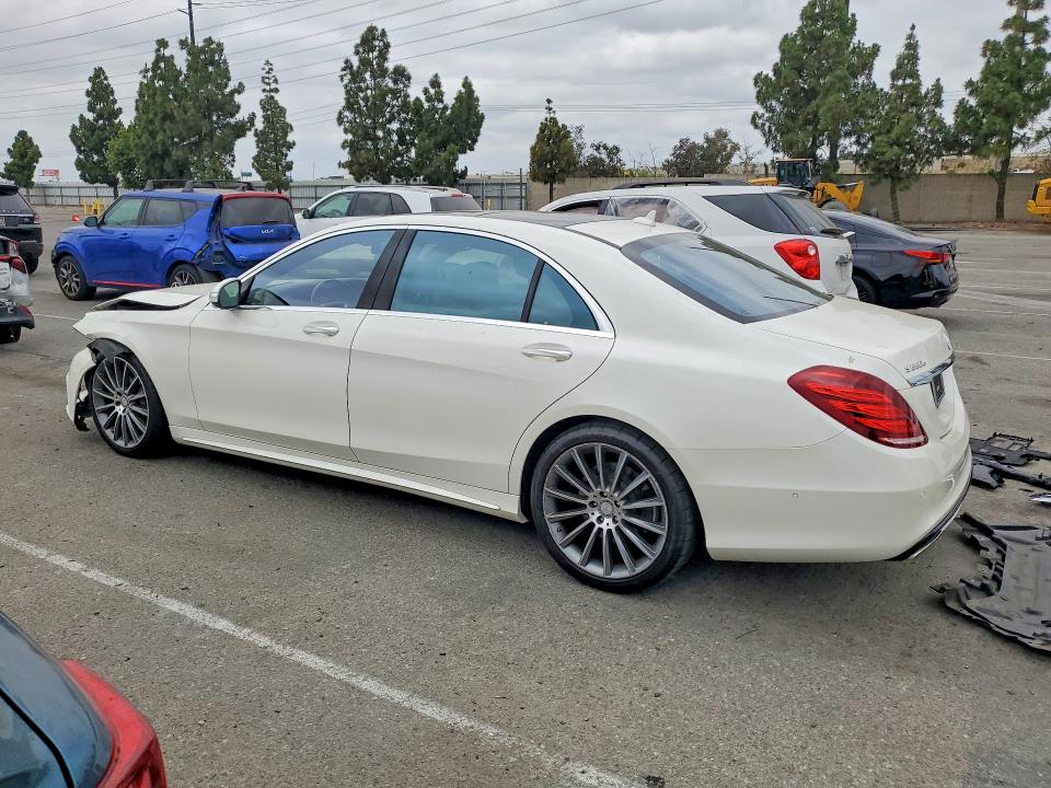 2016 Mercedes-benz S-klasse VIN WDDUG6DB4GA245678 COPART salvage auction — FRONT END, CA - SALVAGE CERTIFICATE, sold $5,700 on 2026-07-28 (photo 2)