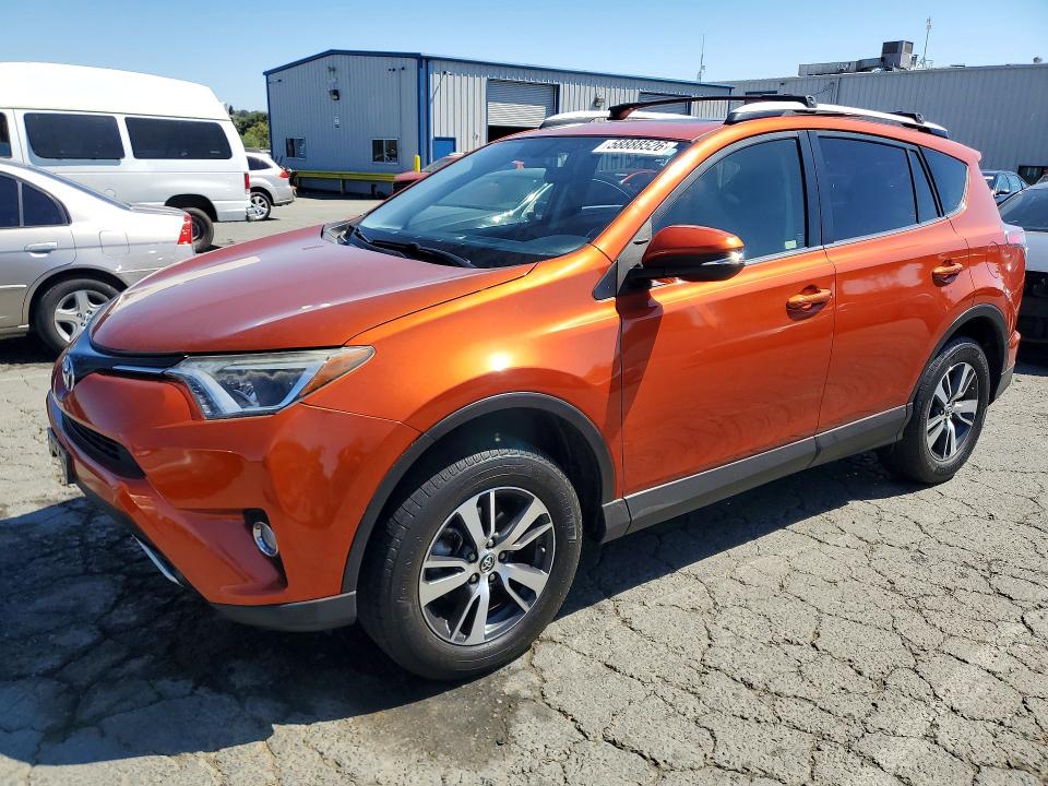 2016 Toyota Rav 4 VIN JTMRFREV5GJ102154 COPART salvage auction — REAR END, Ca - Salvage Certificate, sold $5,300 on 2026-07-06 (photo 1)