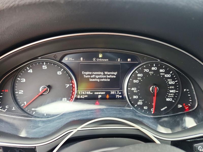 2017 Audi VIN WA1AHAF71HD044823 COPART salvage auction — NORMAL WEAR, Ga - Certificate Of Title (P), sold $975 on 2026-07-30 (photo 9)