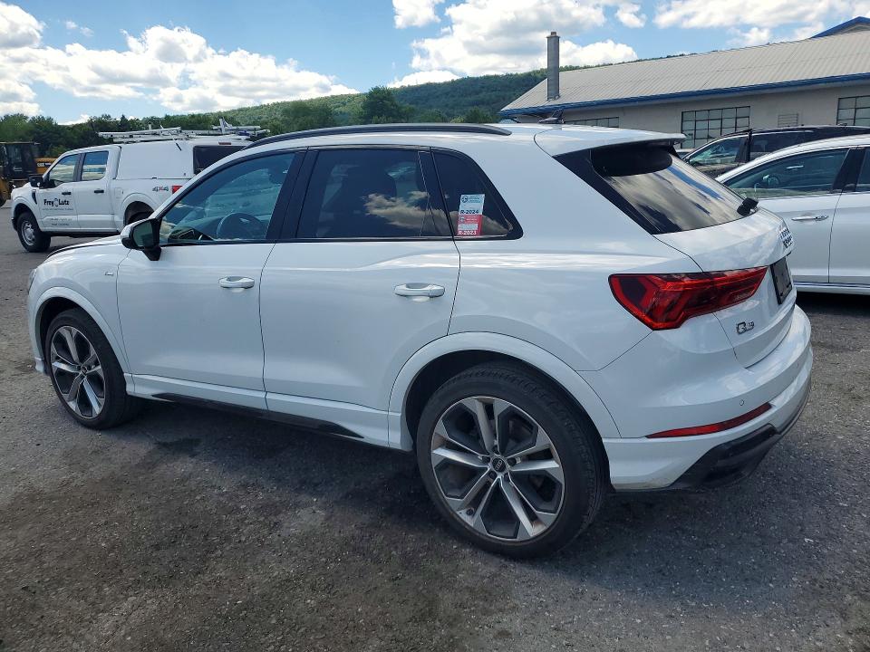 2022 Audi Q3 VIN WA1EECF39N1051602 COPART salvage auction — FRONT END, Pa - Certificate Of Salvage, sold $6,400 on 2026-07-14 (photo 2)
