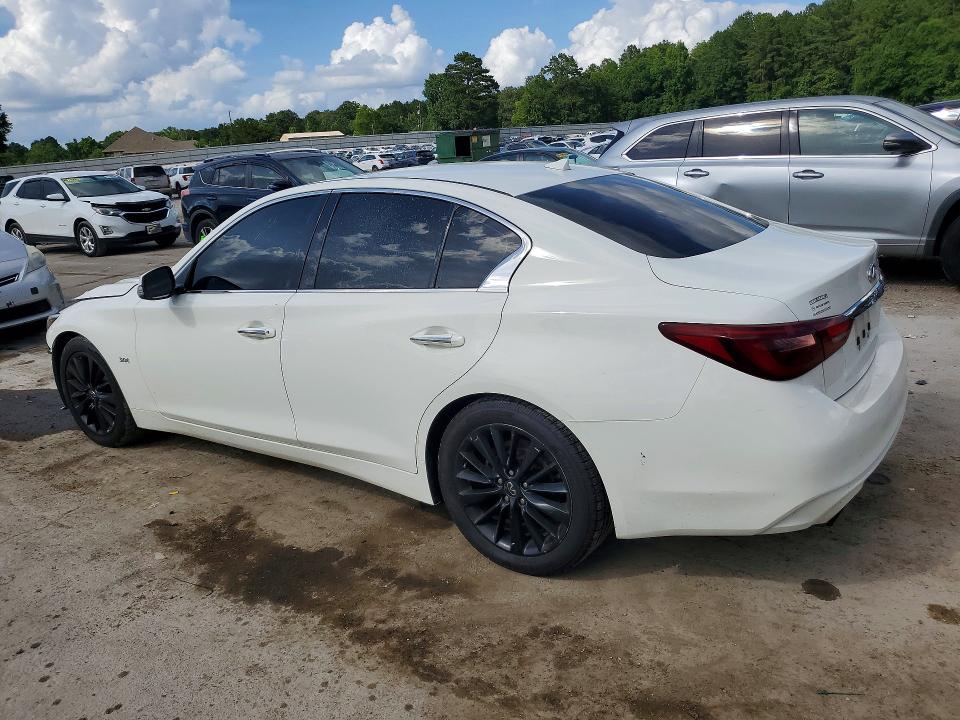 2020 Infiniti Q50 VIN JN1EV7AP2LM207419 COPART salvage auction — FRONT END, Ms - Cert Of Title-Salvaged, sold $2,800 on 2026-07-17 (photo 2)