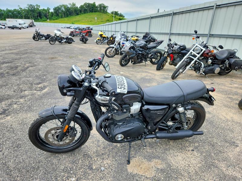 2017 Triumph motorcycle Bonneville VIN SMTD10GN7HT810513 COPART salvage auction — SIDE, WI - JUNKED VEHICLE BILL OF SALE, sold $2,150 on 2026-07-16 (photo 3)