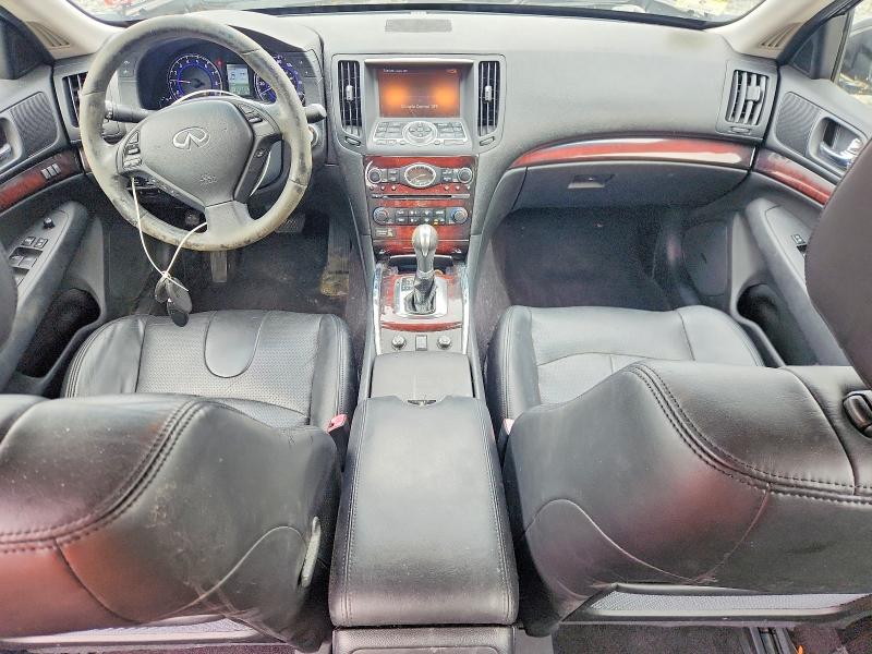 2010 Infiniti G37 VIN JN1CV6AR4AM457762 COPART salvage auction — FRONT END, MT - CERTIFICATE OF TITLE, sold $650 on 2026-07-16 (photo 8)