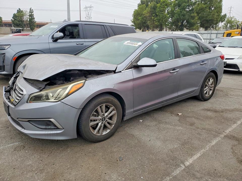 2017 Hyundai Sonata VIN 5NPE24AF7HH523735 COPART salvage auction — FRONT END, Ca - Cert Of Title-Salvaged, sold $1,600 on 2026-07-09 (photo 1)