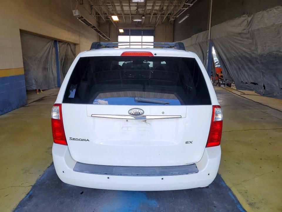 2007 Kia SEDONA VIN KNDMB233X76122787 COPART salvage auction — FRONT END, WV - CERTIFICATE OF TITLE, sold $175 on 2026-07-28 (photo 6)