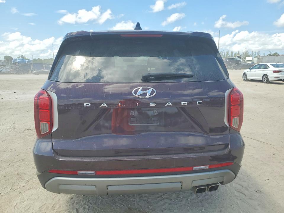 2024 Hyundai Palisade VIN KM8R44GE4RU803643 COPART salvage auction — FRONT END, Fl - Cert Of Title Slvg Rebuildable, sold $11,600 on 2026-07-16 (photo 6)