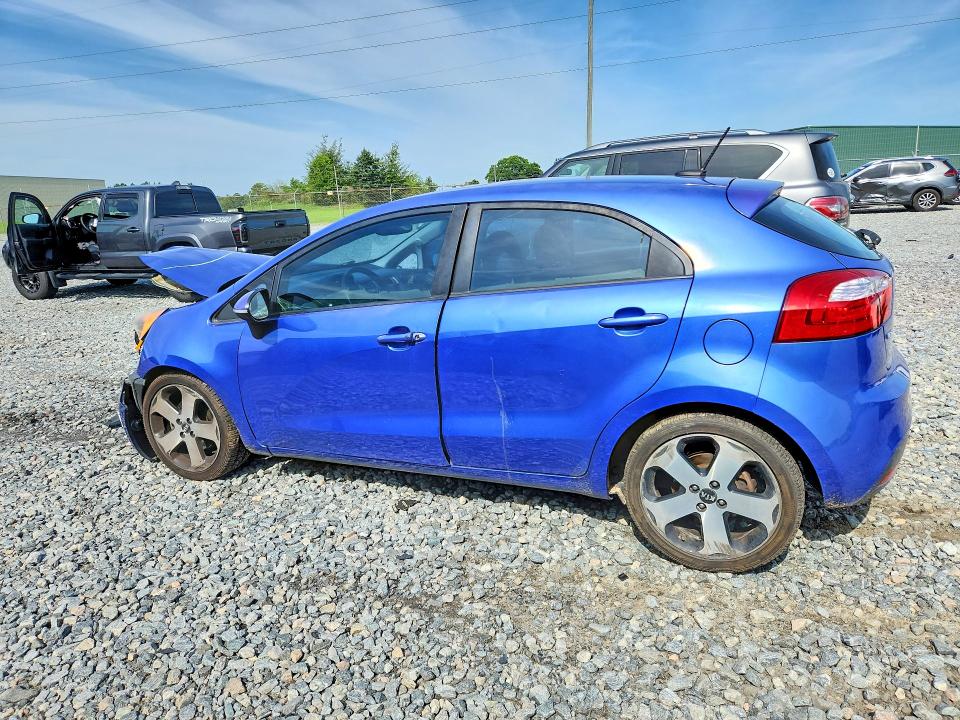 2012 Kia Rio VIN KNADN5A34C6095329 COPART salvage auction — FRONT END, Ga - Cert Of Title-Salvage, sold $425 on 2026-07-07 (photo 2)