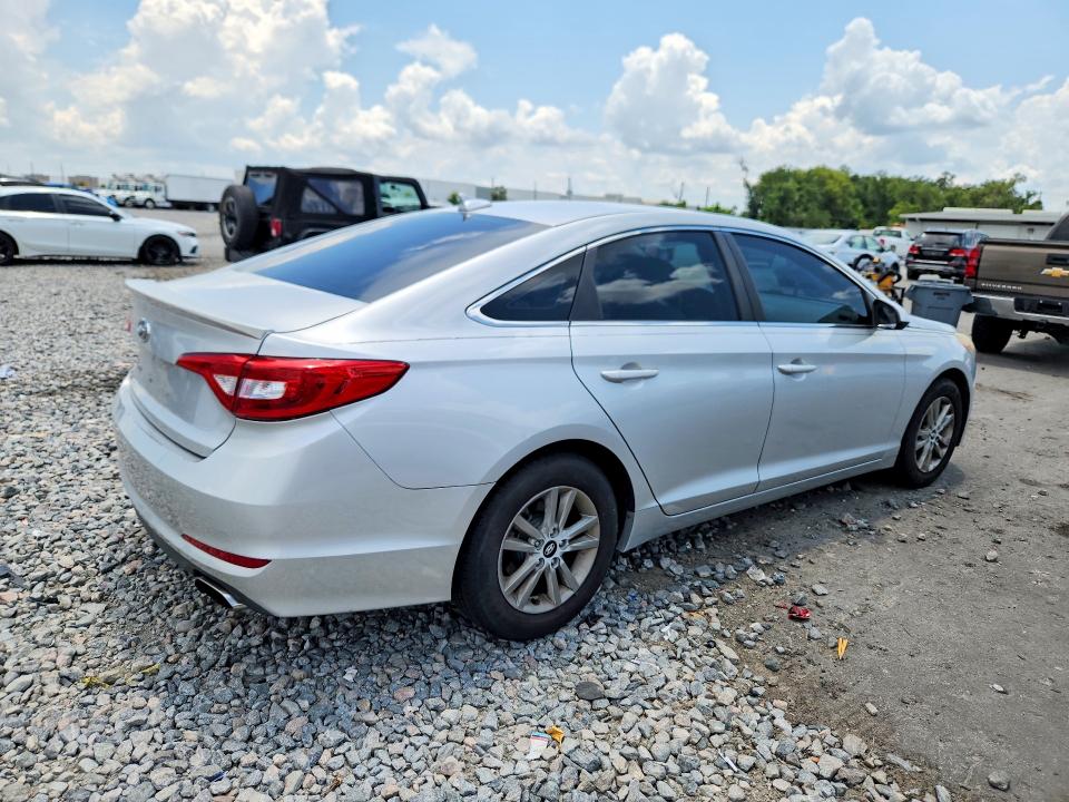 2015 Hyundai Sonata VIN 5NPE24AF2FH177879 COPART salvage auction — MECHANICAL, Fl - Certificate Of Title, sold $1,150 on 2026-07-19 (photo 3)