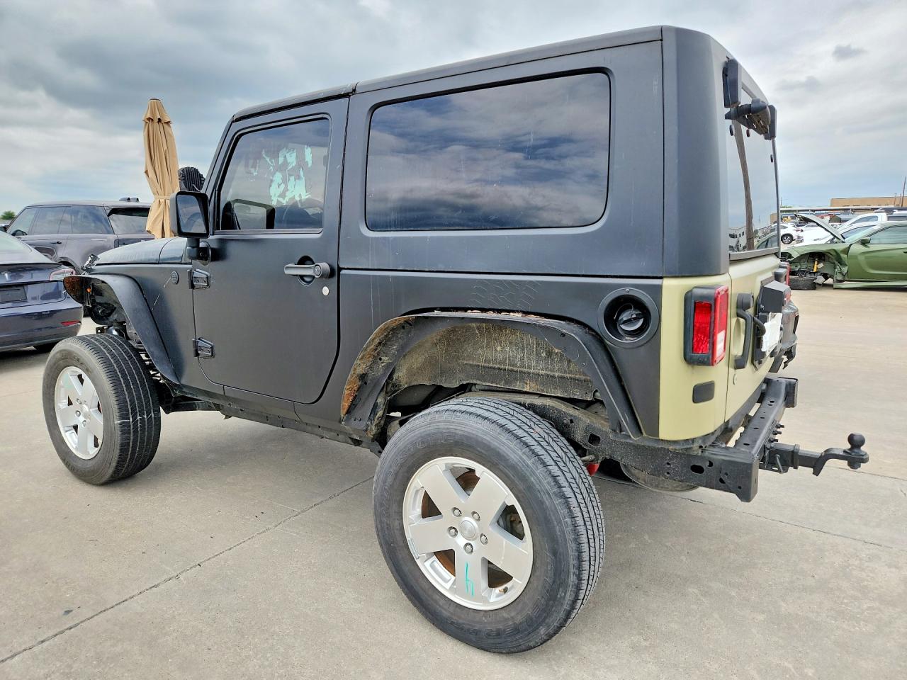 2010 Jeep Wrangler VIN 1J4AA2D14AL216900 COPART salvage auction — Normal Wear, TX - CERTIFICATE OF TITLE, sold $3,200 on 2026-07-03 (photo 2)