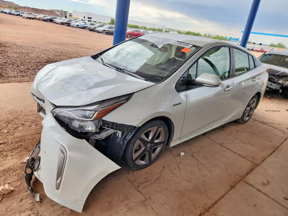 2022 Toyota Prius VIN JTDKAMFU4N3175140 COPART salvage auction — FRONT END, Az - Cert Of Title - Salvage, sold $4,700 on 2026-07-14 (photo 1)