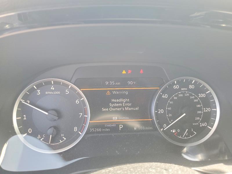 2024 Infiniti Qx60 VIN 5N1DL1ERXRC346862 COPART salvage auction — FRONT END, Fl - Cert Of Title Slvg Rebuildable, sold $7,800 on 2026-07-23 (photo 9)