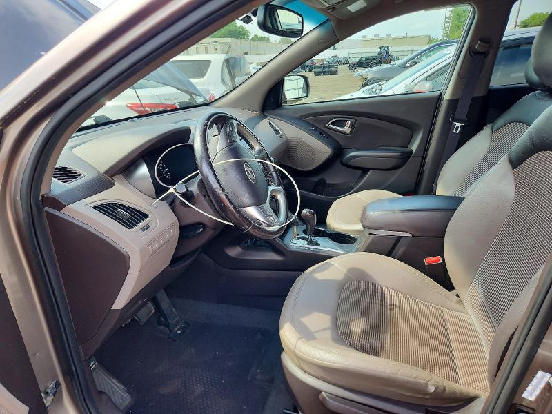 2012 Hyundai Tucson VIN KM8JUCAC1CU415808 COPART salvage auction — FRONT END, Ct - Cert Of Title-Salvage, sold $1,200 on 2026-07-14 (photo 7)