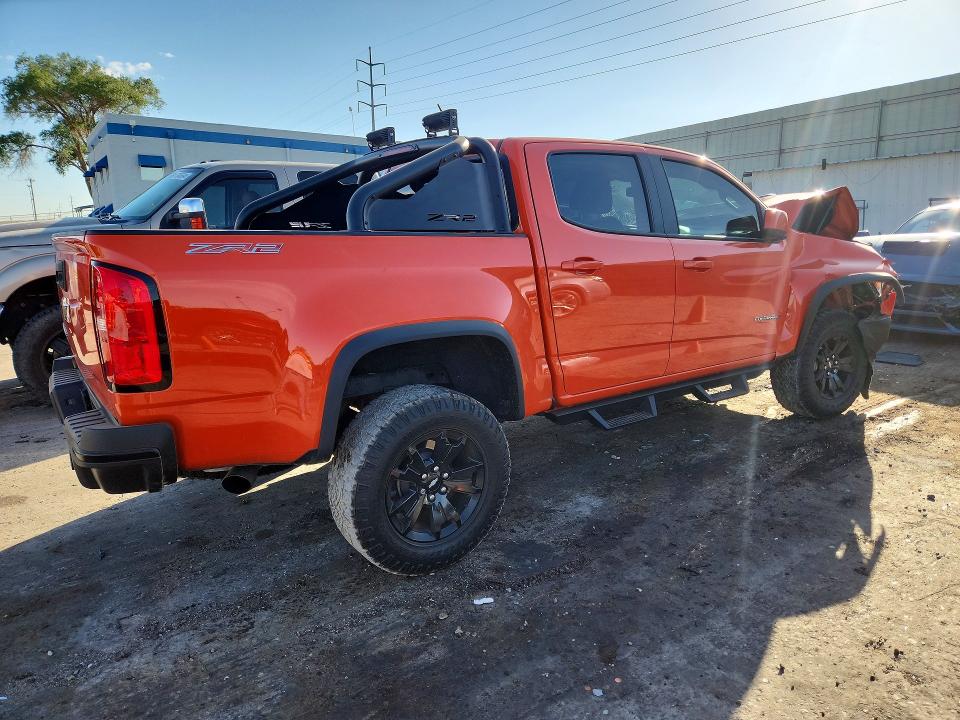 2019 Chevrolet Colorado VIN 1GCGTEENXK1273239 COPART salvage auction — FRONT END, Nm - Cert Of Title-Salvage, sold $6,600 on 2026-07-09 (photo 3)