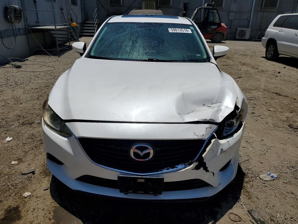 2016 Mazda 6 VIN JM1GJ1V5XG1443606 COPART salvage auction — FRONT END, Ca - Salvage Certificate, sold $1,350 on 2026-07-20 (photo 5)