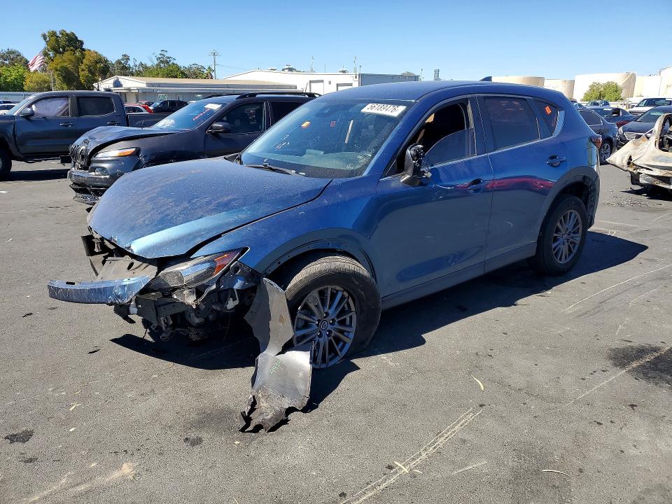 2018 Mazda Cx-5 VIN JM3KFABM5J1390075 COPART salvage auction — FRONT END, Ca - Salvage Certificate, sold $2,950 on 2026-07-15 (photo 1)