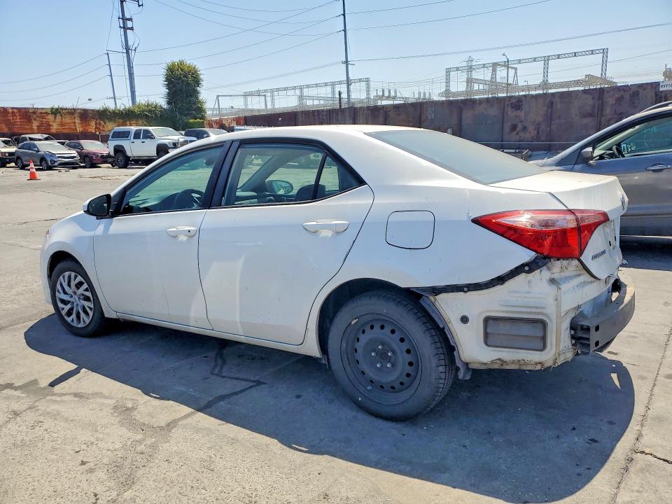 2019 Toyota Corolla VIN 5YFBURHE8KP932523 COPART salvage auction — REAR END, Ca - Salvage Certificate, sold $5,100 on 2026-07-06 (photo 2)