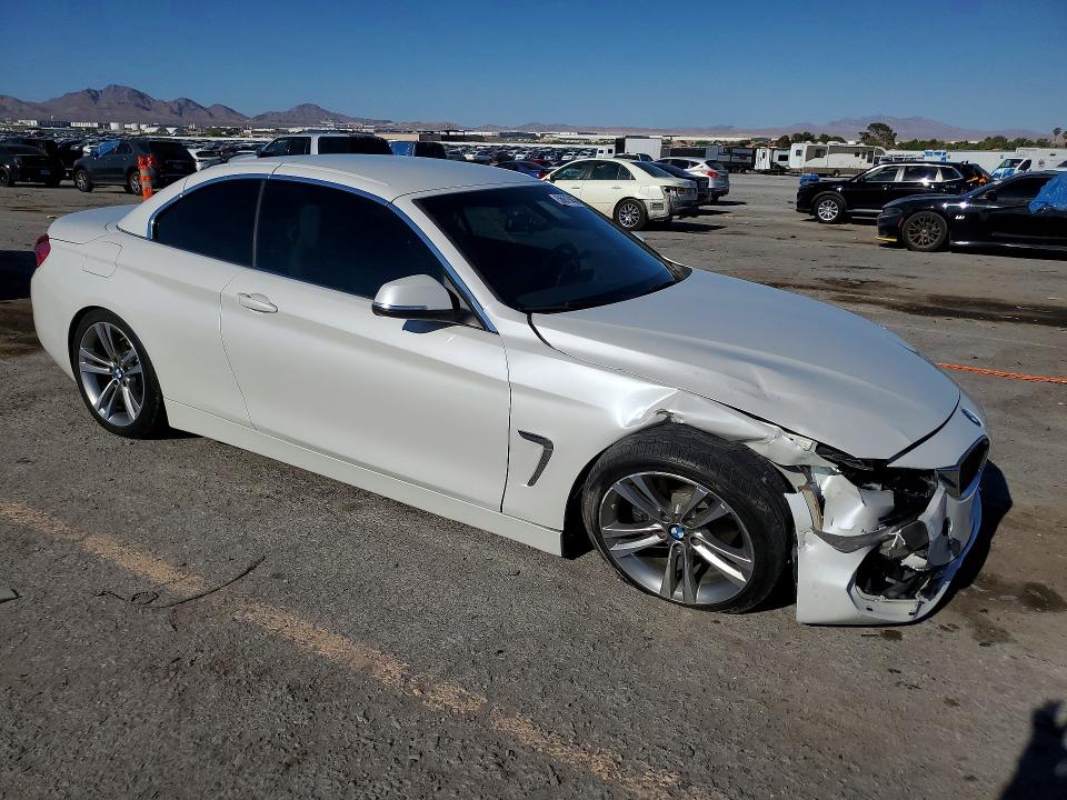 2018 BMW 4er VIN WBA4Z1C50JEE41443 COPART salvage auction — FRONT END, Nv - Salvage Title, sold $8,300 on 2026-07-30 (photo 4)