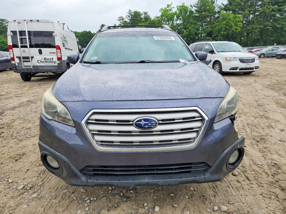 2015 Subaru VIN 4S4BSACC4F3289191 COPART salvage auction — FRONT END, Ma - Cert Of Title-Reconstrctd Coll, sold $775 on 2026-07-02 (photo 5)