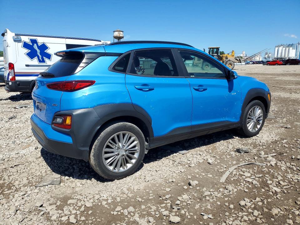 2018 Hyundai VIN KM8K6CAA4JU181528 COPART salvage auction — ROOF, Il - Salvage Certificate, sold $3,600 on 2026-07-24 (photo 3)