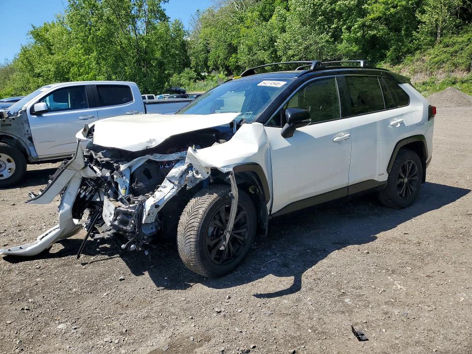 2022 Toyota Rav 4 VIN JTME6RFV8ND535931 COPART salvage auction — FRONT END, Ny - Mv-907A Salvage Certificate, sold $4,600 on 2026-07-23 (photo 1)