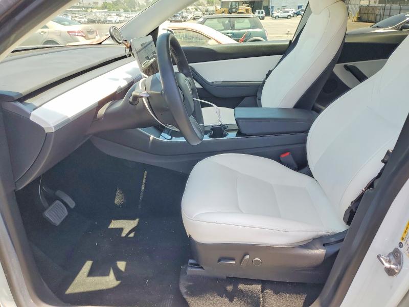 2021 Tesla Model y VIN 5YJYGDEE3MF090052 COPART salvage auction — FRONT END, Ca - Salvage Certificate, sold $8,600 on 2026-07-06 (photo 7)