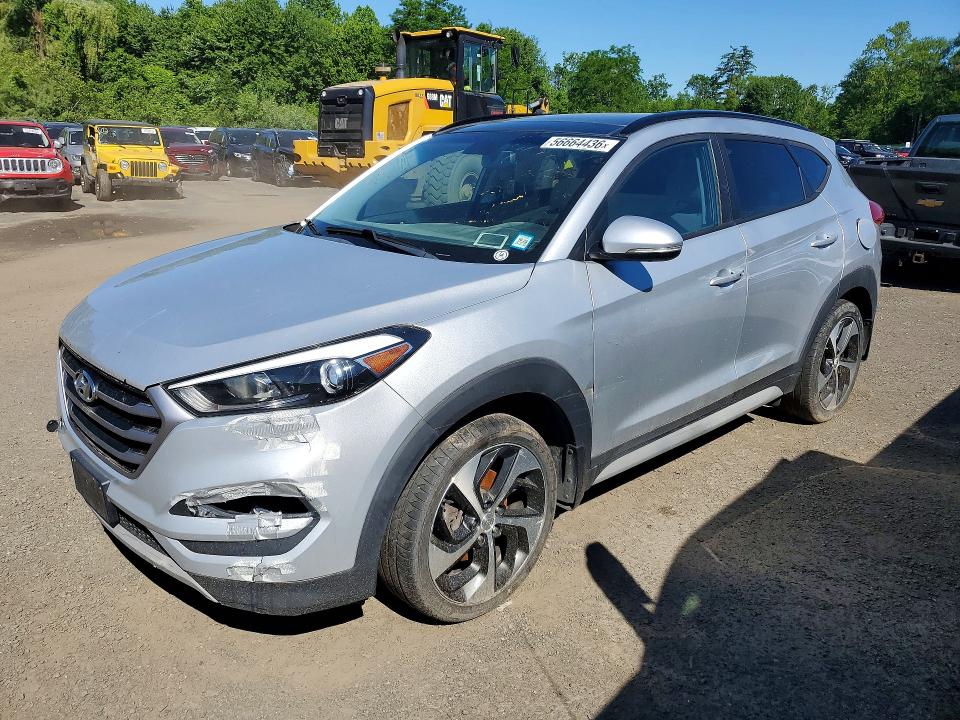 2018 Hyundai Tucson VIN KM8J3CA2XJU797683 COPART salvage auction — FRONT END, Wv - Certificate Of Title, sold $5,000 on 2026-07-31 (photo 1)