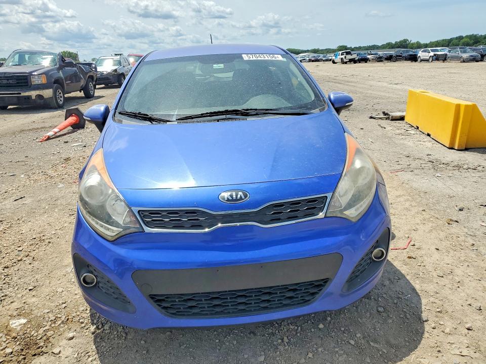 2013 Kia Rio VIN KNADN5A35D6149383 COPART salvage auction — SIDE, Ks - Cert Of Title-Salvage, sold $650 on 2026-07-09 (photo 5)