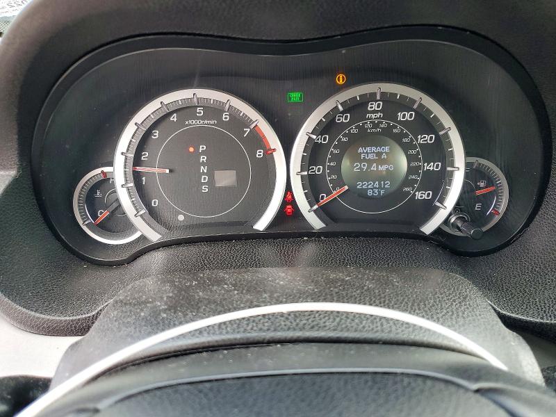 2011 Acura Tsx VIN JH4CU2F64BC004478 COPART salvage auction — WATER/FLOOD, OH - CERT OF TITLE-SALVAGE FLOOD, sold $525 on 2026-07-22 (photo 9)