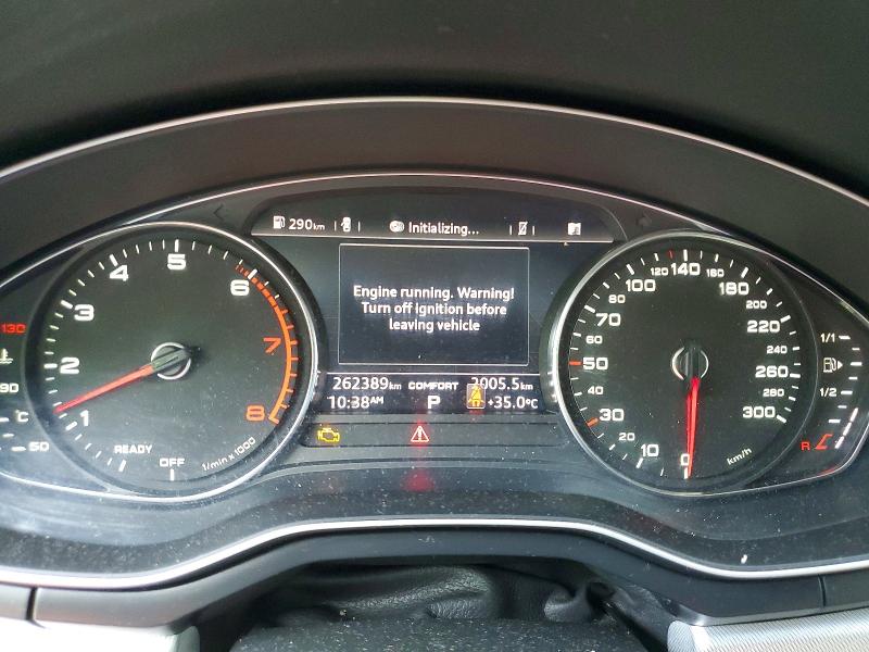 2017 Audi A4 VIN WAUBNAF40HA083846 COPART salvage auction — SIDE, On - Permit Salvage, sold $2,300 on 2026-07-14 (photo 9)