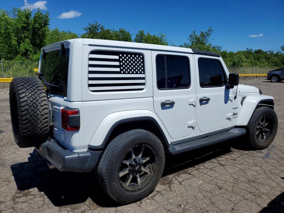 2018 Jeep Wrangler unlimited VIN 1C4HJXDG6JW110064 COPART salvage auction — MINOR DENT/SCRATCHES, MI - CERT OF TITLE-REBUILT SALVAGE, sold $11,700 on 2026-07-02 (photo 3)