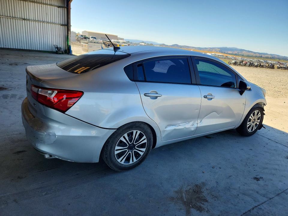 2016 Kia Rio VIN KNADM4A34G6637063 COPART salvage auction — FRONT END, CA - SALVAGE CERTIFICATE, sold $550 on 2026-07-16 (photo 3)