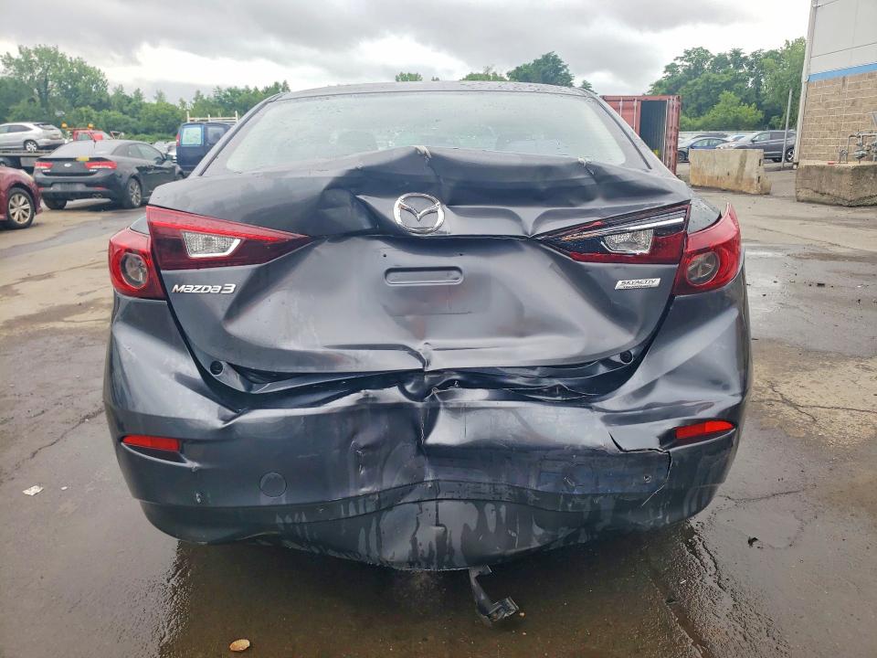 2014 Mazda 3 VIN JM1BM1U72E1195174 COPART salvage auction — REAR END, Ct - Cert Of Title-Salvage, sold $600 on 2026-07-31 (photo 6)