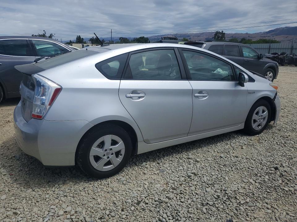 2010 Toyota Prius VIN JTDKN3DUXA0153625 COPART salvage auction — FRONT END, Ca - Salvage Certificate, sold $2,650 on 2026-07-09 (photo 3)