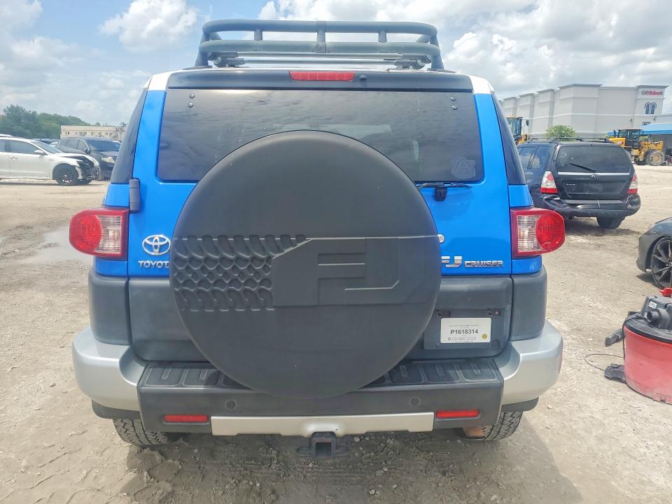 2007 Toyota Fj cruiser VIN JTEBU11F270097746 COPART salvage auction — FRONT END, Ga - Cert Of Title-Salvage, sold $5,500 on 2026-07-10 (photo 6)