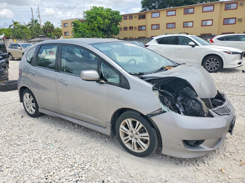 2010 Honda Fit VIN JHMGE8H69AS018914 COPART salvage auction — FRONT END, Fl - Cert Of Title Slvg Rebuildable, sold $1,050 on 2026-07-24 (photo 4)