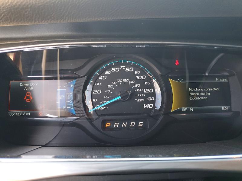 2017 Ford VIN 1FAHP2E81HG133285 COPART salvage auction — FRONT END, Tx - Salvage Vehicle Title, sold $1,700 on 2026-07-02 (photo 9)
