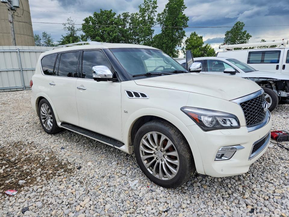 2015 Infiniti Qx80 VIN JN8AZ2NE5F9085453 COPART salvage auction — MECHANICAL, Mi - Dealer Only Clean Title (P), sold $3,700 on 2026-07-09 (photo 4)