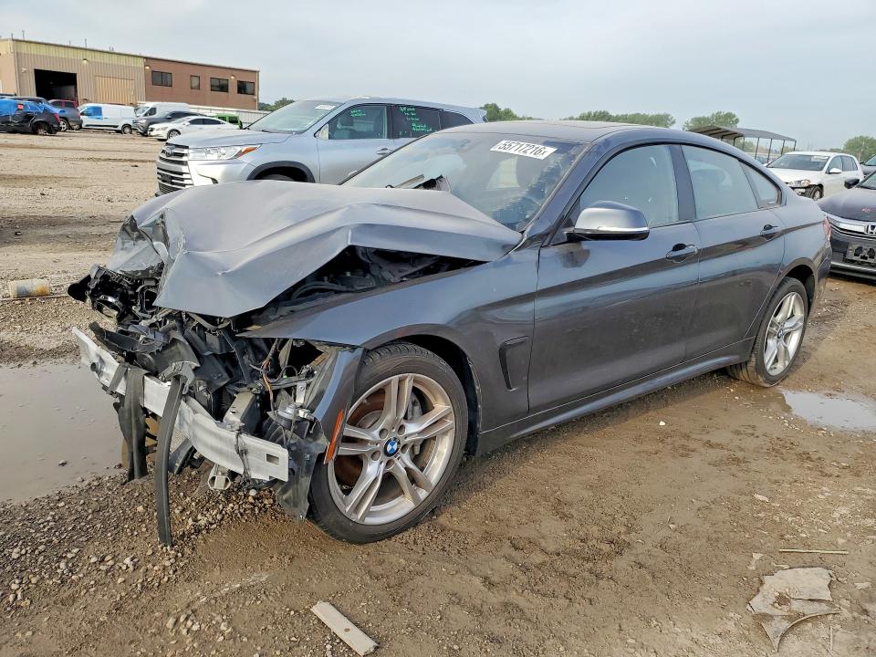 2018 BMW 4er VIN WBA4J3C53JBG96317 COPART salvage auction — FRONT END, Mo - Cert Of Title-Repossessed, sold $2,700 on 2026-07-07 (photo 1)