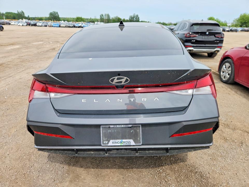 2025 Hyundai Elantra VIN KMHLM4DG8SU966989 COPART salvage auction — FRONT END, On - Permit Salvage, sold $4,250 on 2026-07-16 (photo 6)
