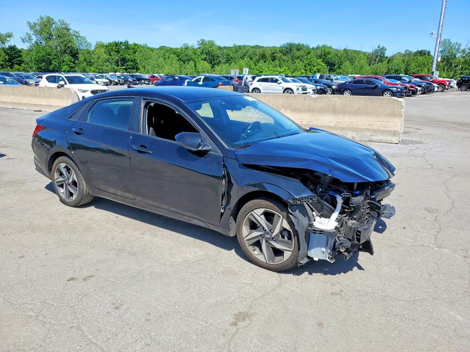 2023 Hyundai Elantra VIN KMHLS4AG8PU430934 COPART salvage auction — FRONT END, Ny - Mv-907A Salvage Certificate, sold $2,300 on 2026-07-02 (photo 4)