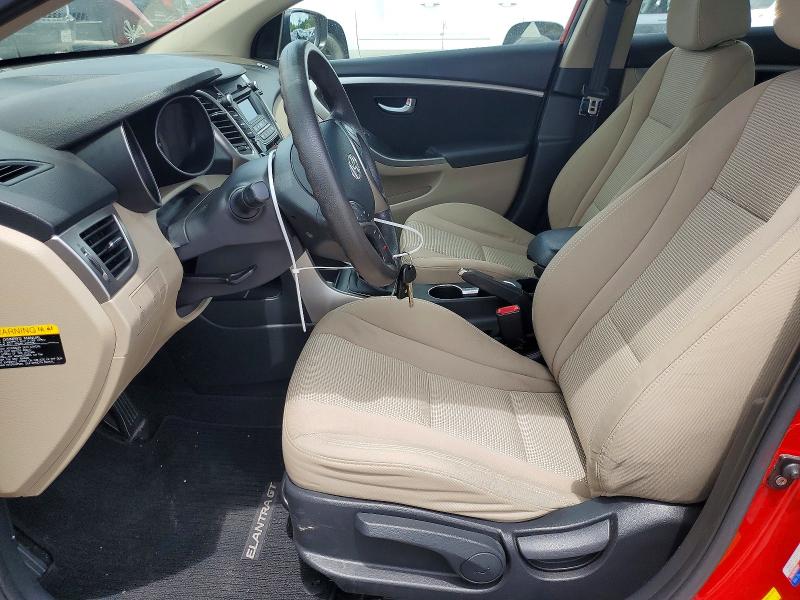 2013 Hyundai Elantra VIN KMHD35LE0DU111476 COPART salvage auction — WATER/FLOOD, TX - SALVAGE TITLE-FLOOD DAMAGE, sold $350 on 2026-07-02 (photo 7)