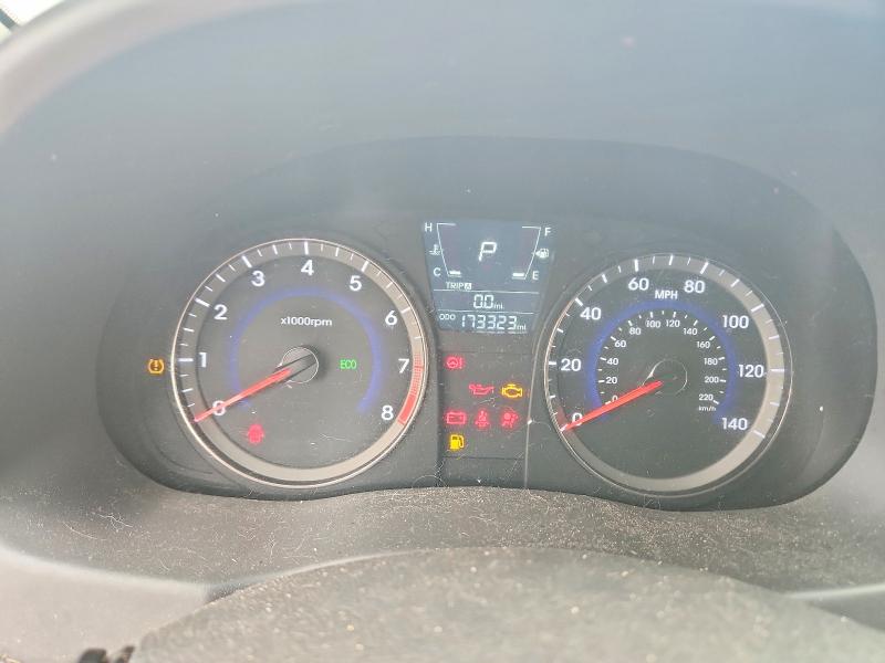 2014 Hyundai VIN KMHCU5AEXEU175814 COPART salvage auction — FRONT END, Ok - Certificate Of Title, sold $375 on 2026-07-10 (photo 9)