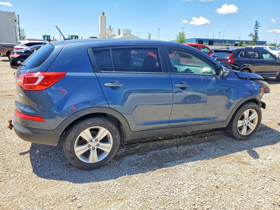 2013 Kia Sportage VIN KNDPB3A20D7533683 COPART salvage auction — FRONT END, Ia - Cert Of Title-Salvage Title, sold $1,150 on 2026-07-22 (photo 3)