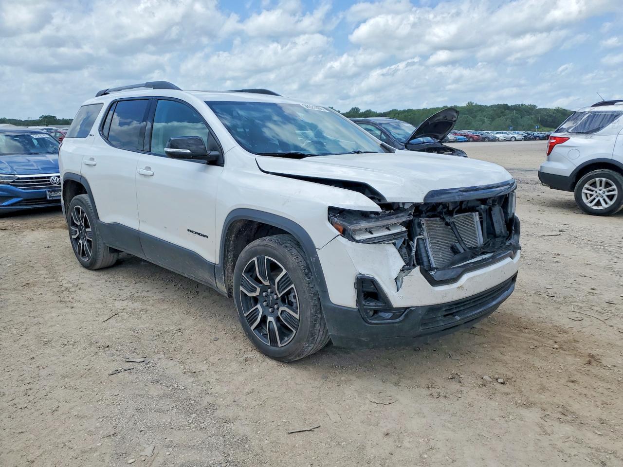 2021 GMC Acadia VIN 1GKKNMLS5MZ215281 COPART salvage auction — Front End, KS - CERT OF TITLE-SALVAGE, sold $3,500 on 2026-07-09 (photo 4)